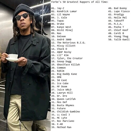 Forbes Rapper Forbes’ 50 Greatest Rappers of All-Time - General - Kenya Talk