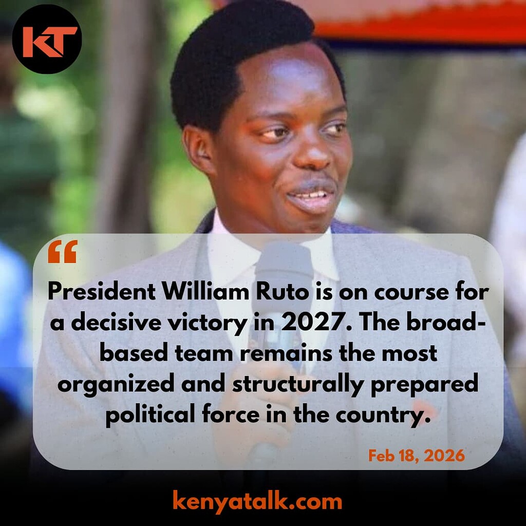 President Course Development President William Ruto is on course for a decisive victory in 2027 ...