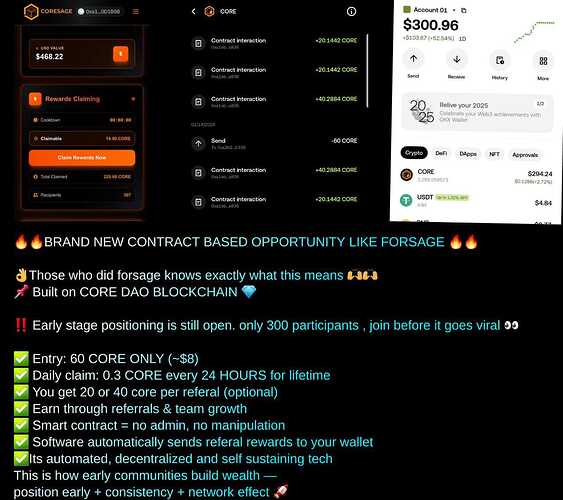 Coresage smart contract